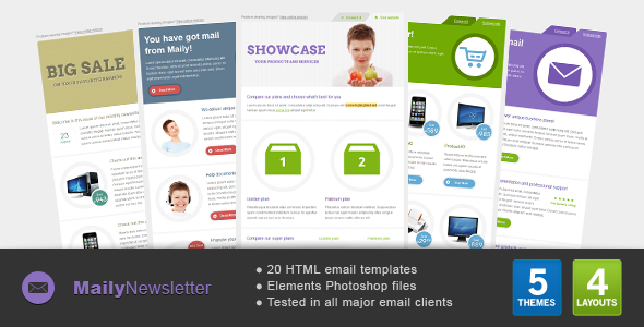 Maily Newsletter - Newsletters Email Templates