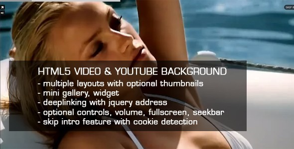 HTML5 Video & Youtube background - CodeCanyon Item for Sale