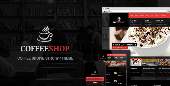 Coffee Shop - Responsive WP Theme For Restaurant - Restaurants & Cafes Entertainment