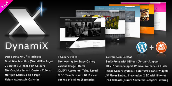 DynamiX - Premium Wordpress Theme - ThemeForest Item for Sale
