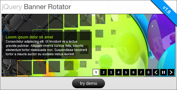 jQuery Banner Rotator / Slideshow - CodeCanyon Item for Sale
