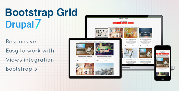 Bootstrap Grid - Drupal 7 Views Grid - CodeCanyon Item for Sale