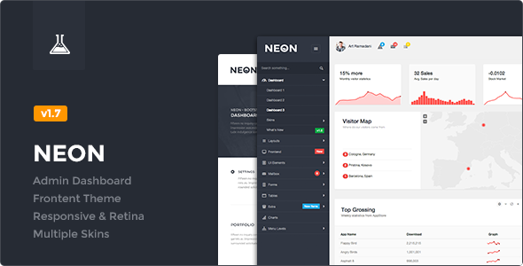 Neon - Bootstrap Admin Theme - Admin Templates Site Templates