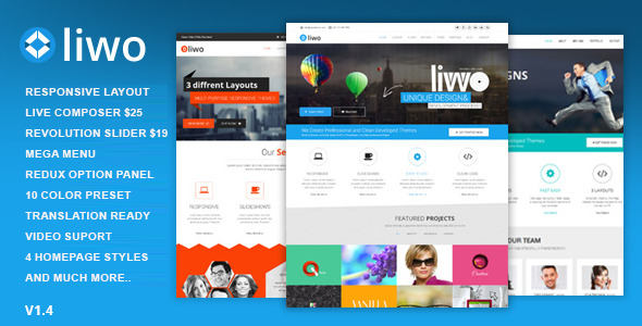 Liwo - MultiPurpose WordPress Theme - Creative WordPress