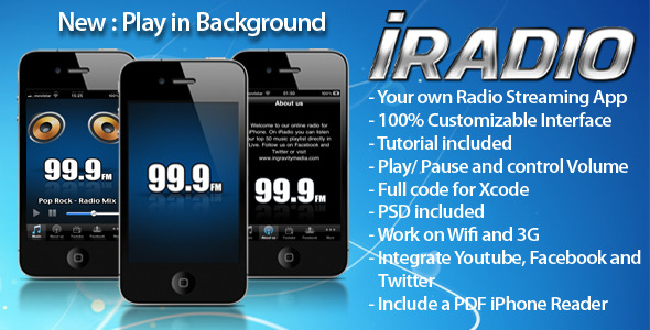 iRadio iPhone App - CodeCanyon Item for Sale
