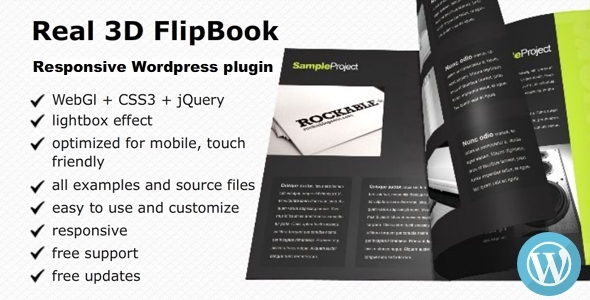 Real3D FlipBook - WordPress Plugin - CodeCanyon Item for Sale