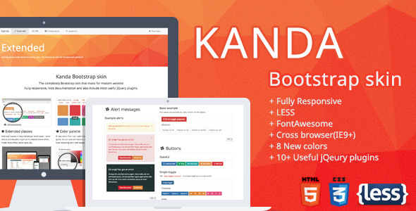 Kanda Bootstrap skin - CodeCanyon Item for Sale