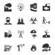 Pollution Icons Set